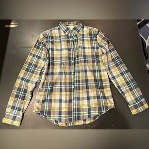 Aeropostale Plaid Button Up Shirt Men's Medium Long Sleeve